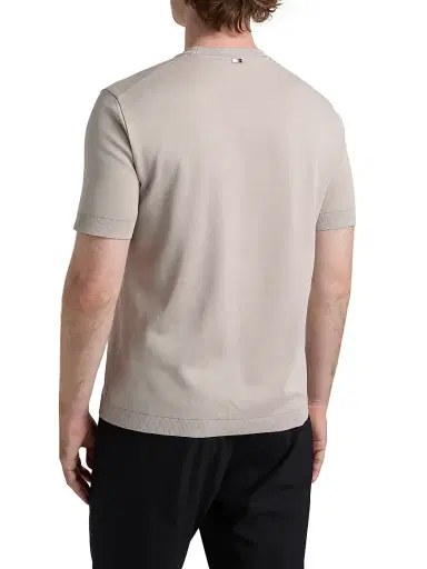 HERNO Men's Cotton Jersey Crewneck T-Shirt - Blue Navy - Size 56 | Thumbnail 5 HERNO Men's Cotton Jersey Crewneck T-Shirt - Blue Navy - Size 56 | Thumbnail 5