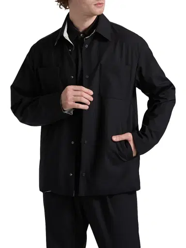 Herno Men's Light Stretch Reversible Jacket - Blue Navy | Thumbnail 3 Herno Men's Light Stretch Reversible Jacket - Blue Navy | Thumbnail 3