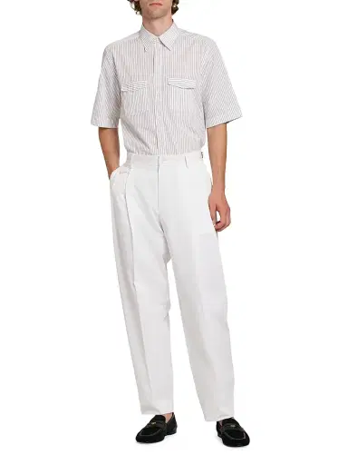Dolce & Gabbana Men's Striped Cotton Poplin Shirt - Rigato | Thumbnail 2 Dolce & Gabbana Men's Striped Cotton Poplin Shirt - Rigato | Thumbnail 2