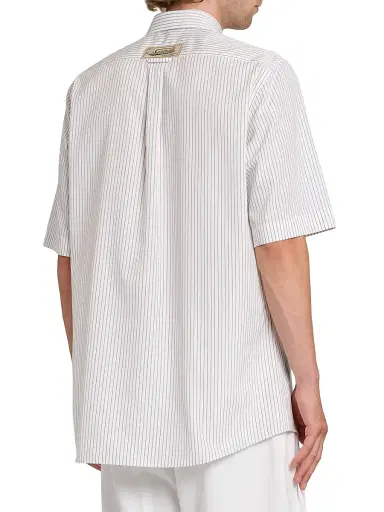 Dolce & Gabbana Men's Striped Cotton Poplin Shirt - Rigato | Thumbnail 5 Dolce & Gabbana Men's Striped Cotton Poplin Shirt - Rigato | Thumbnail 5