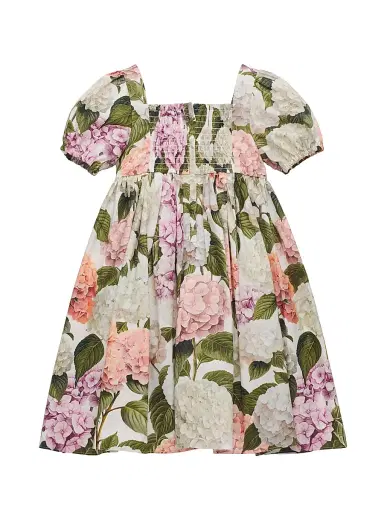 Dolce & Gabbana Baby Girl's & Little Girl's Floral Cotton Dress | Thumbnail 2 Dolce & Gabbana Baby Girl's & Little Girl's Floral Cotton Dress | Thumbnail 2