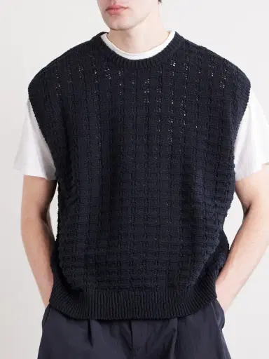 A Kind Of Guise Tembe Cable-Knit Cotton Vest - Men | Thumbnail 3 A Kind Of Guise Tembe Cable-Knit Cotton Vest - Men | Thumbnail 3