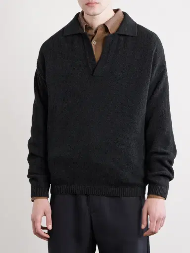 A Kind Of Guise Marabou Knitted Organic Cotton Polo Shirt - Men | Thumbnail 3 A Kind Of Guise Marabou Knitted Organic Cotton Polo Shirt - Men | Thumbnail 3