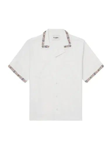 Corridor Harmony Camp-Collar Embroidered Linen and Cotton-Blend Shirt - Men | Thumbnail 1 Corridor Harmony Camp-Collar Embroidered Linen and Cotton-Blend Shirt - Men | Thumbnail 1