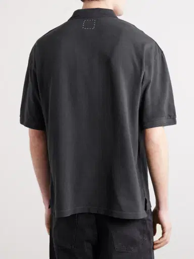 Visvim Mondo Logo-Embroidered Cotton-Piqué Polo Shirt - Men | Thumbnail 4 Visvim Mondo Logo-Embroidered Cotton-Piqué Polo Shirt - Men | Thumbnail 4