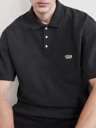 Visvim Mondo Logo-Embroidered Cotton-Piqué Polo Shirt - Men | Thumbnail 5 Visvim Mondo Logo-Embroidered Cotton-Piqué Polo Shirt - Men | Thumbnail 5