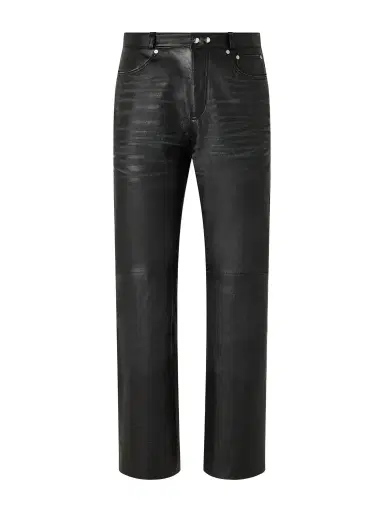 Our Legacy Carlson Straight-Leg Leather Trousers - Men | Thumbnail 1 Our Legacy Carlson Straight-Leg Leather Trousers - Men | Thumbnail 1