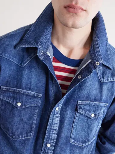 Visvim Denim Western Shirt - Men | Thumbnail 5 Visvim Denim Western Shirt - Men | Thumbnail 5