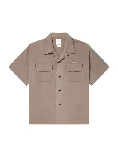 Visvim Judo Convertible-Collar Logo-Embroidered Woven Shirt - Men | Thumbnail 1 Visvim Judo Convertible-Collar Logo-Embroidered Woven Shirt - Men | Thumbnail 1