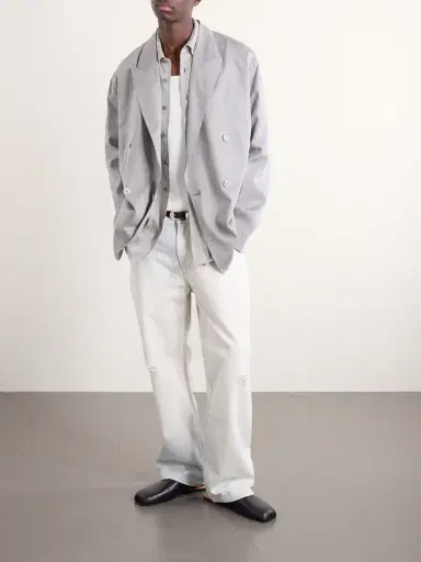 Our Legacy Halt Double-Breasted Lyocell Blazer - Men | Thumbnail 2 Our Legacy Halt Double-Breasted Lyocell Blazer - Men | Thumbnail 2
