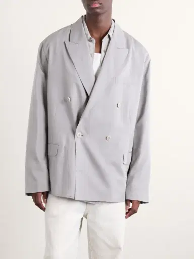 Our Legacy Halt Double-Breasted Lyocell Blazer - Men | Thumbnail 3 Our Legacy Halt Double-Breasted Lyocell Blazer - Men | Thumbnail 3