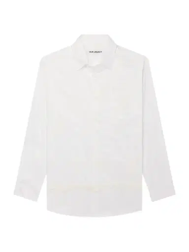 Our Legacy Vast Layered Embroidered Cotton-Poplin Shirt - Men | Thumbnail 1 Our Legacy Vast Layered Embroidered Cotton-Poplin Shirt - Men | Thumbnail 1