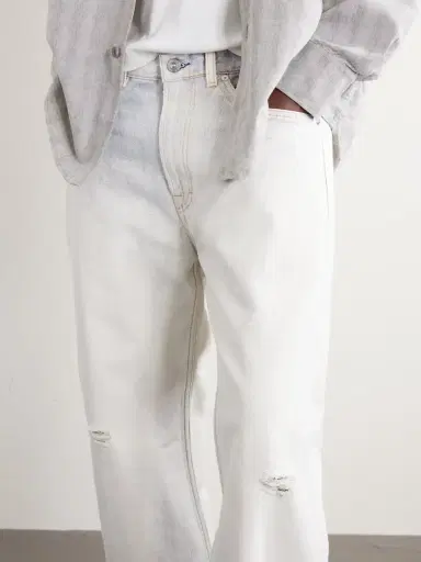 Our Legacy Third Cut Straight-Leg Distressed Printed Jeans - Men | Thumbnail 5 Our Legacy Third Cut Straight-Leg Distressed Printed Jeans - Men | Thumbnail 5