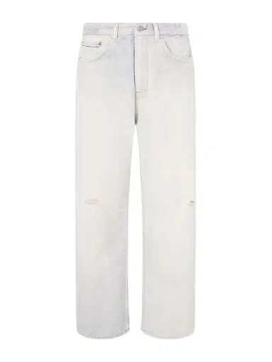 Our Legacy Third Cut Straight-Leg Distressed Printed Jeans - Men | Thumbnail 1 Our Legacy Third Cut Straight-Leg Distressed Printed Jeans - Men | Thumbnail 1