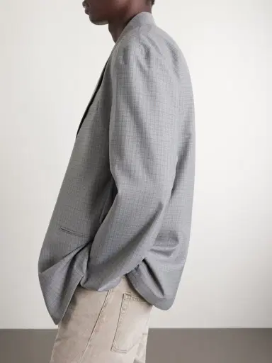 Our Legacy Industry Checked Grain de Poudre Blazer - Men | Thumbnail 5 Our Legacy Industry Checked Grain de Poudre Blazer - Men | Thumbnail 5