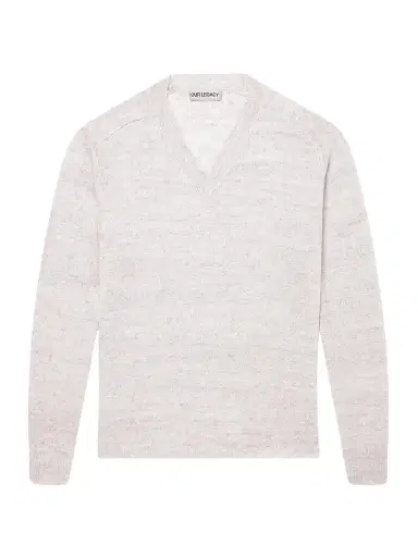Our Legacy Rue Linen and Cotton-Blend Sweater - Men | Thumbnail 1 Our Legacy Rue Linen and Cotton-Blend Sweater - Men | Thumbnail 1