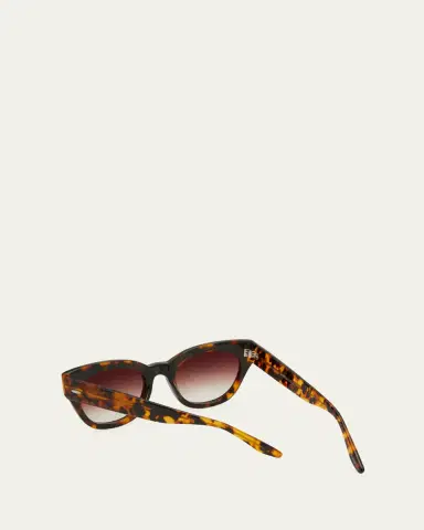 BARTON PERREIRA Lioness Havana Acetate Cat-Eye Sunglasses | Thumbnail 7 BARTON PERREIRA Lioness Havana Acetate Cat-Eye Sunglasses | Thumbnail 7