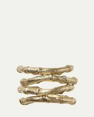 Kim Seybert Bamboo Metal Napkin Ring | Thumbnail 2 Kim Seybert Bamboo Metal Napkin Ring | Thumbnail 2