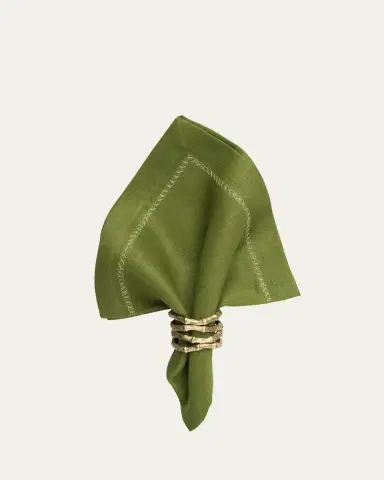 Kim Seybert Bamboo Metal Napkin Ring | Thumbnail 3 Kim Seybert Bamboo Metal Napkin Ring | Thumbnail 3