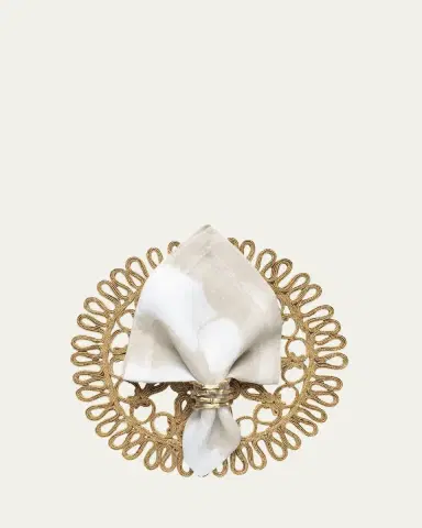 Kim Seybert Bamboo Metal Napkin Ring | Thumbnail 4 Kim Seybert Bamboo Metal Napkin Ring | Thumbnail 4
