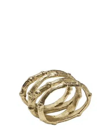 Kim Seybert Bamboo Metal Napkin Ring | Thumbnail 1 Kim Seybert Bamboo Metal Napkin Ring | Thumbnail 1