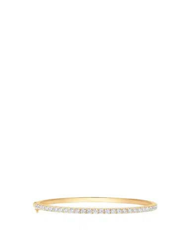 SARA WEINSTOCK 18K Yellow Gold Single Row Diamond Bangle Bracelet | Thumbnail 1 SARA WEINSTOCK 18K Yellow Gold Single Row Diamond Bangle Bracelet | Thumbnail 1