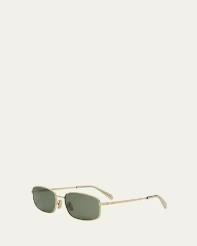 Celine Embellished Triomphe Metal Rectangle Sunglasses | Thumbnail 2 Celine Embellished Triomphe Metal Rectangle Sunglasses | Thumbnail 2