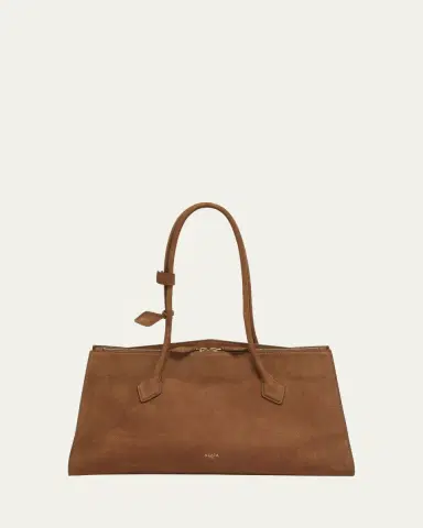 Alaïa Le Teckel Tote Bag in Suede and Leather | Thumbnail 6 Alaïa Le Teckel Tote Bag in Suede and Leather | Thumbnail 6
