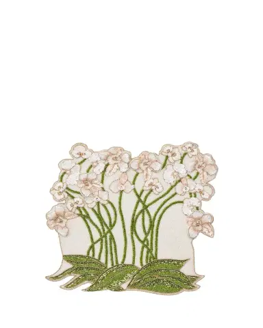 Kim Seybert Orchid Beaded Placemat | Thumbnail 1 Kim Seybert Orchid Beaded Placemat | Thumbnail 1