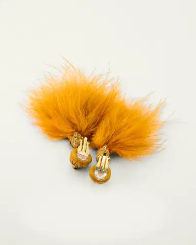 RANJANA KHAN Micro Pom Earrings | Thumbnail 4 RANJANA KHAN Micro Pom Earrings | Thumbnail 4