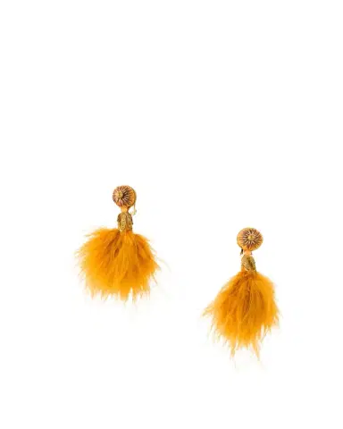 RANJANA KHAN Micro Pom Earrings | Thumbnail 1 RANJANA KHAN Micro Pom Earrings | Thumbnail 1