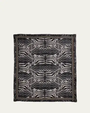 Faliero Sarti x Peter Beard Studio Zebra Print Stole | Thumbnail 5 Faliero Sarti x Peter Beard Studio Zebra Print Stole | Thumbnail 5