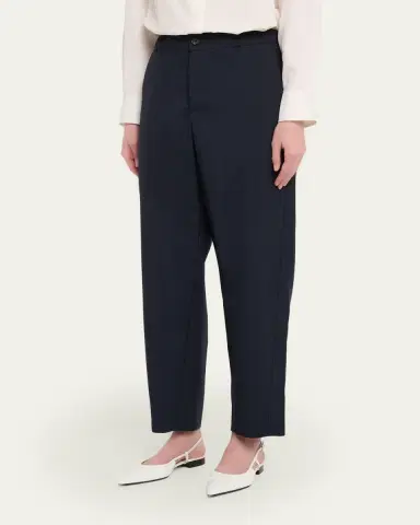 Marni Wool Twill Tapered-Leg Ankle Trousers | Thumbnail 4 Marni Wool Twill Tapered-Leg Ankle Trousers | Thumbnail 4