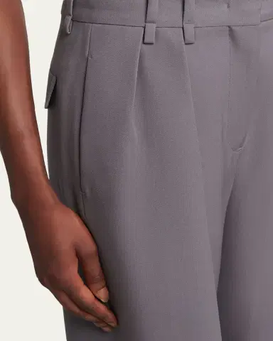 Jil Sander Pleated Wool Straight-Leg Pants | Thumbnail 5 Jil Sander Pleated Wool Straight-Leg Pants | Thumbnail 5