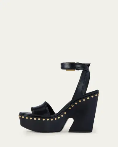 Givenchy 95mm Platform Leather Clog Sandals | Thumbnail 3 Givenchy 95mm Platform Leather Clog Sandals | Thumbnail 3