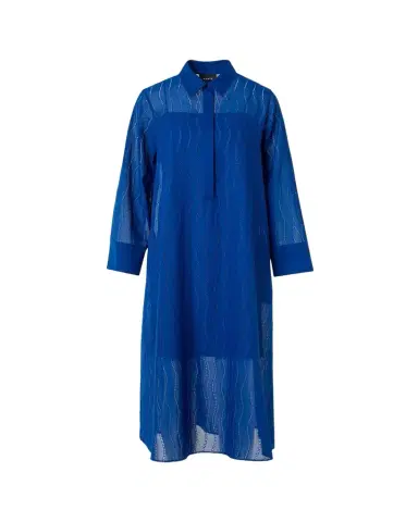 Akris Wave Broderie Anglaise Cotton Voile Midi Shirtdress | Thumbnail 1 Akris Wave Broderie Anglaise Cotton Voile Midi Shirtdress | Thumbnail 1