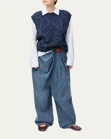 Loewe Anagram Cable Knit Vest | Thumbnail 2 Loewe Anagram Cable Knit Vest | Thumbnail 2
