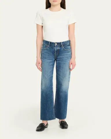 MOUSSY VINTAGE Needham Faded Straight-Leg Jeans | Thumbnail 2 MOUSSY VINTAGE Needham Faded Straight-Leg Jeans | Thumbnail 2