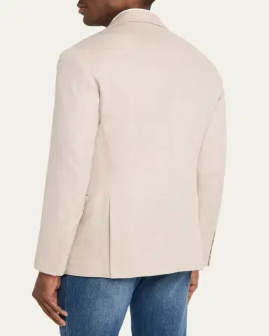 Brunello Cucinelli Linen Suit Jacket | Thumbnail 3 Brunello Cucinelli Linen Suit Jacket | Thumbnail 3