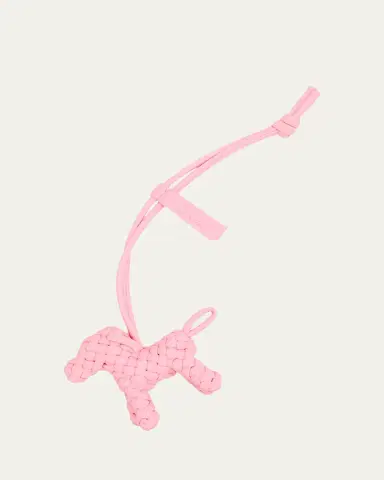 Bottega Veneta Intreccio Nappa Leather Dog Charm | Thumbnail 4 Bottega Veneta Intreccio Nappa Leather Dog Charm | Thumbnail 4