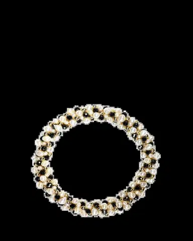 Meredith Frederick 14K Yellow Gold Freshwater Pearl and Spinel Bracelet | Thumbnail 2 Meredith Frederick 14K Yellow Gold Freshwater Pearl and Spinel Bracelet | Thumbnail 2