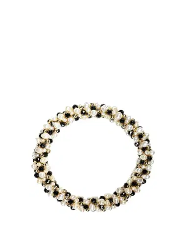 Meredith Frederick 14K Yellow Gold Freshwater Pearl and Spinel Bracelet | Thumbnail 1 Meredith Frederick 14K Yellow Gold Freshwater Pearl and Spinel Bracelet | Thumbnail 1