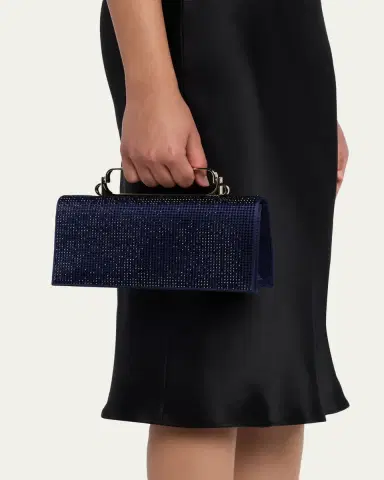 Giorgio Armani Crystal Avenue Rhinestone & Satin Clutch Bag | Thumbnail 2 Giorgio Armani Crystal Avenue Rhinestone & Satin Clutch Bag | Thumbnail 2