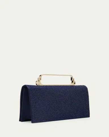 Giorgio Armani Crystal Avenue Rhinestone & Satin Clutch Bag | Thumbnail 3 Giorgio Armani Crystal Avenue Rhinestone & Satin Clutch Bag | Thumbnail 3