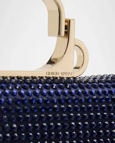 Giorgio Armani Crystal Avenue Rhinestone & Satin Clutch Bag | Thumbnail 10 Giorgio Armani Crystal Avenue Rhinestone & Satin Clutch Bag | Thumbnail 10