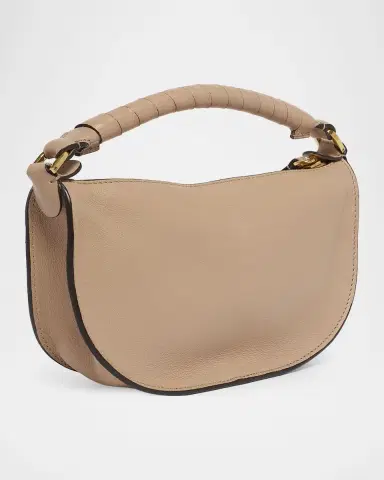 Chloé Marcie Mini Saddle Shoulder Bag in Leather | Thumbnail 13 Chloé Marcie Mini Saddle Shoulder Bag in Leather | Thumbnail 13