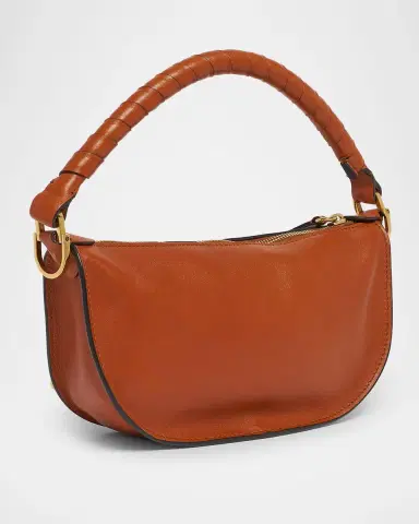 Chloé Marcie Mini Saddle Shoulder Bag in Leather | Thumbnail 20 Chloé Marcie Mini Saddle Shoulder Bag in Leather | Thumbnail 20