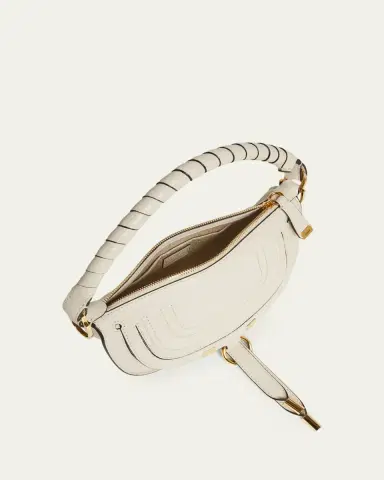 Chloé Marcie Mini Saddle Shoulder Bag in Leather | Thumbnail 8 Chloé Marcie Mini Saddle Shoulder Bag in Leather | Thumbnail 8