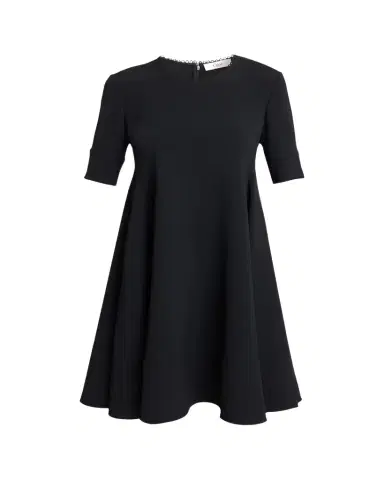 Chloé Crepe De Chine Short-Sleeve A-Line Dress | Thumbnail 1 Chloé Crepe De Chine Short-Sleeve A-Line Dress | Thumbnail 1