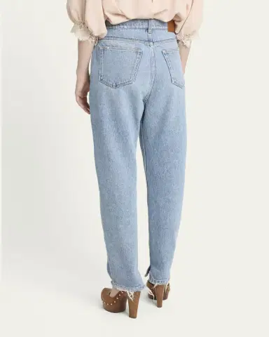 Chloé Split-Hem Barrel-Leg Jeans | Thumbnail 3 Chloé Split-Hem Barrel-Leg Jeans | Thumbnail 3